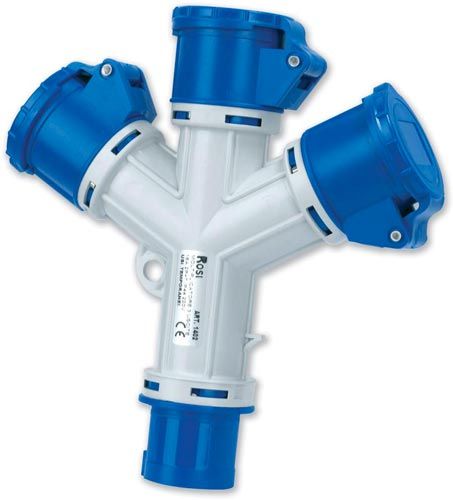 Multiplicador móvil Rosi IP44 de 3 salidas