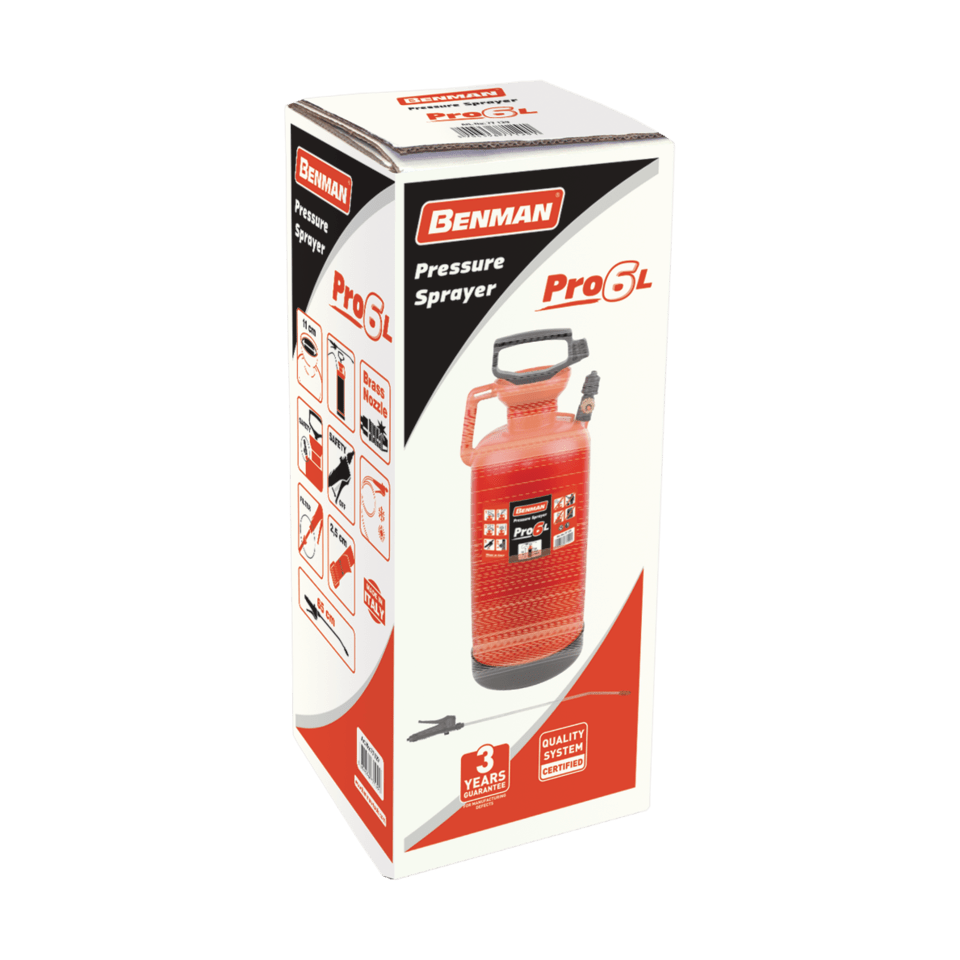 Pulverizador de presión grande Benman - 8 litros