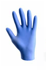 Guanto nitrile blu regular non talcato Socim
