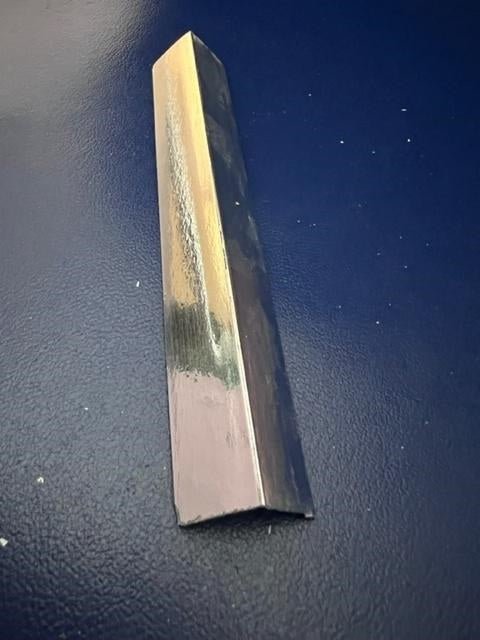 Protector de esquinas de PVC plateado liso 20X20X2700