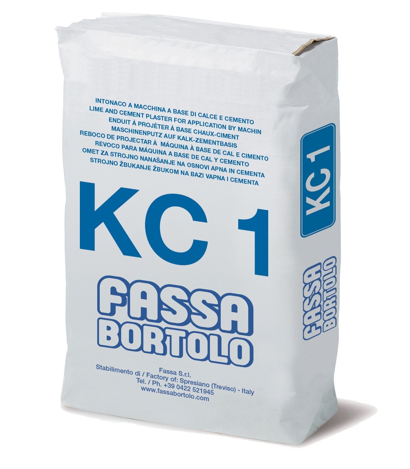 Revoque base a base de cal y cemento para exteriores e interiores KC 1 kg 25