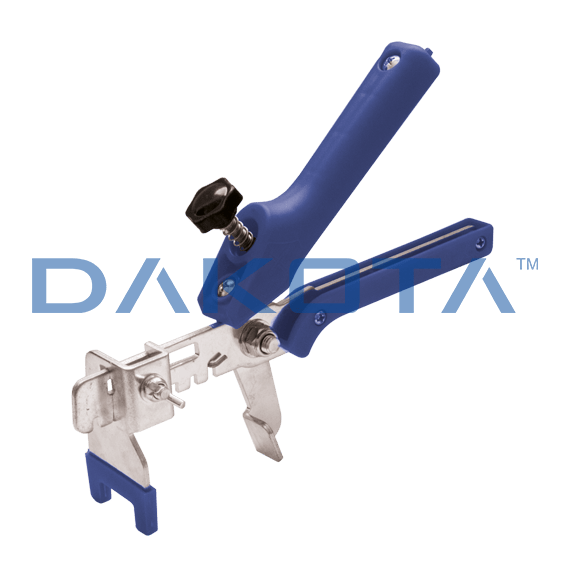 Abrazadera de cuña niveladora de metal azul