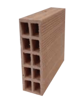Ladrillo de 10 agujeros 8X25X25