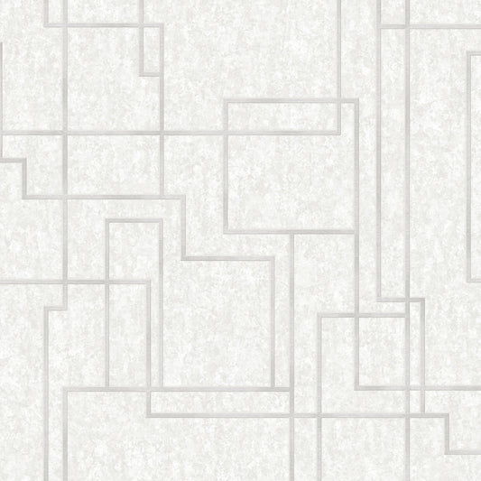 Carta da parati AdaWall collezione Octagon cod 1202 - rotolo 10mq - Grigio 1