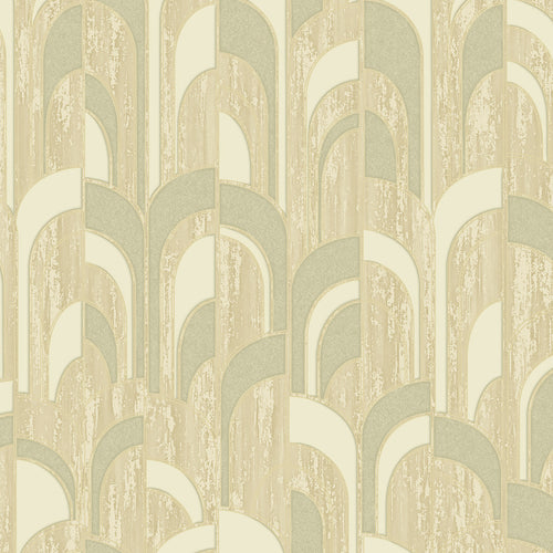 Papel pintado AdaWall, colección Octagon, código 1209 - Rollo de 10 m² - Marrón 2