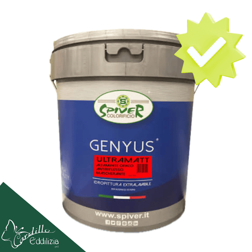Pintura profesional GENYUS ULTRAMATT, superlavable, de calidad extra.