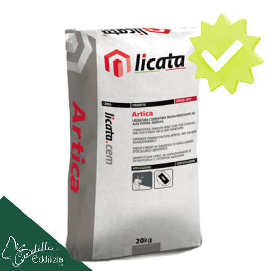 Revoque autonivelante a base de cemento ARTICA 20 kg – Licata