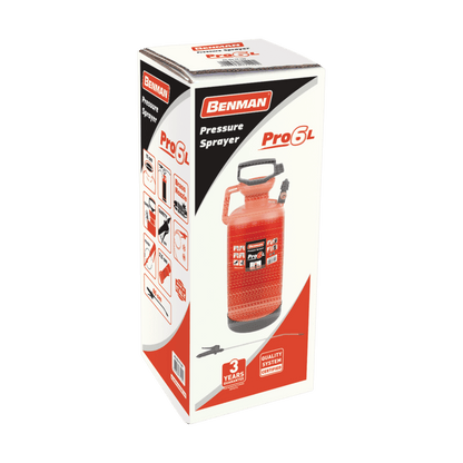 Pulverizador de presión grande Benman - 8 litros