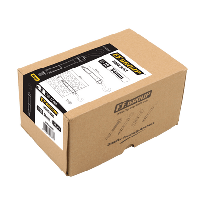 ANCORANTI LUNGHI CON DADO E RONDELLA (50PZ) , FF GROUP, M10X080