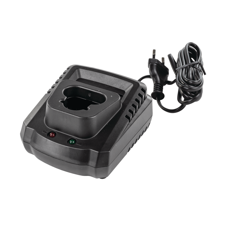 Taladro atornillador de 12 V Plus + brocas, cargador y batería adicional