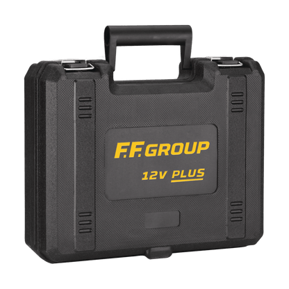 Taladro atornillador de 12 V Plus + brocas, cargador y batería adicional