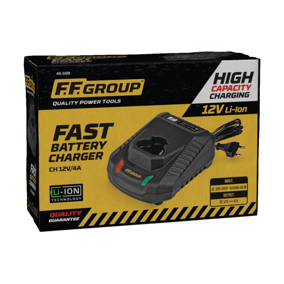 Cargador rápido de baterías CH 12V/4A