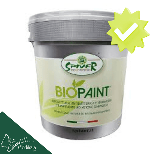 Pintura antibacteriana y antimoho Biopaint de 4 o 14 litros – Spiver - 4 litros