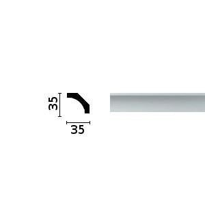 Marco de poliestireno de 35x35x2000 mm