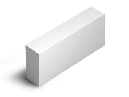 Bloque liso y delgado de Siporex 62,5 x 25