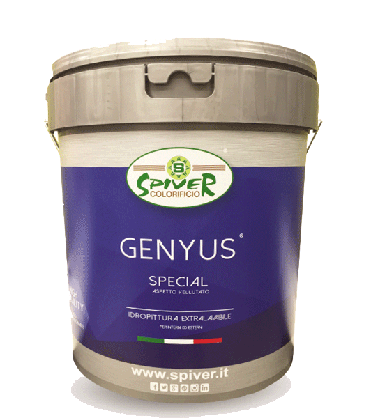 Pintura GENYUS SPECIAL extra lavable con efecto terciopelo – Spiver