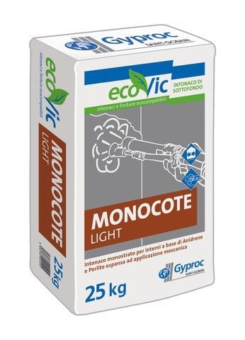 Gyproc Monocote Light KG 25 T, yeso premezclado para placas de yeso laminado