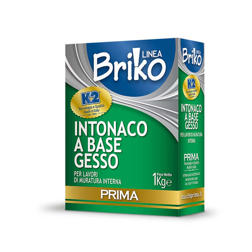 Intonaco a base gesso 1 kg linea Briko