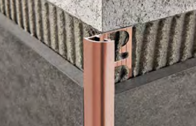 Projolly - Perfil redondeado de 2,7 m en aluminio pulido Progress