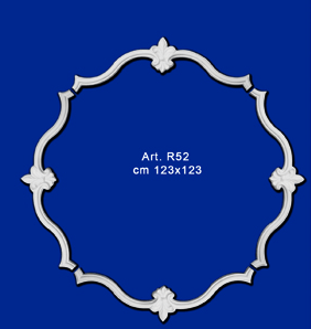 Rosone in gesso mod.R52