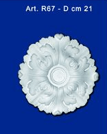 Rosone in gesso mod.R67