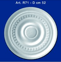 Rosone in gesso mod.R71