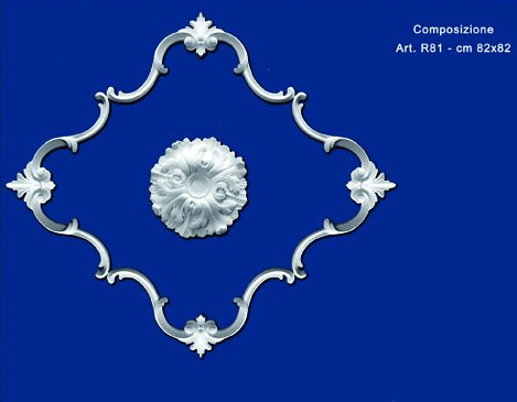 Rosone in gesso mod.R81