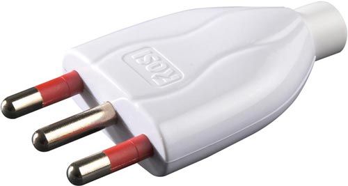 Enchufe móvil blanco Emilia Rosi 16A 2P+T 250V