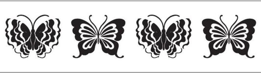 Impronta per effetti decorativi 90X15cm fantasia farfalle