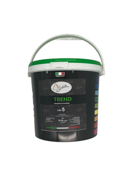 Pintura lavable repelente al agua Trend para interiores y exteriores 