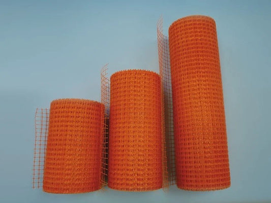 Glasstex rete in fibra di vetro arancione GT 120 KC