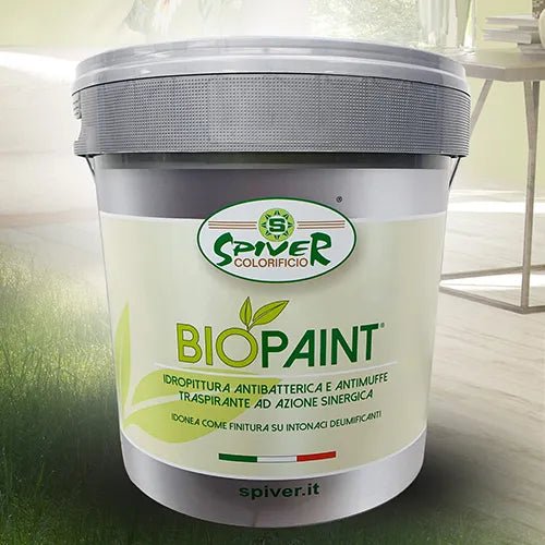 Pintura antibacteriana y antimoho Biopaint de 4 o 14 litros – Spiver - 4 litros