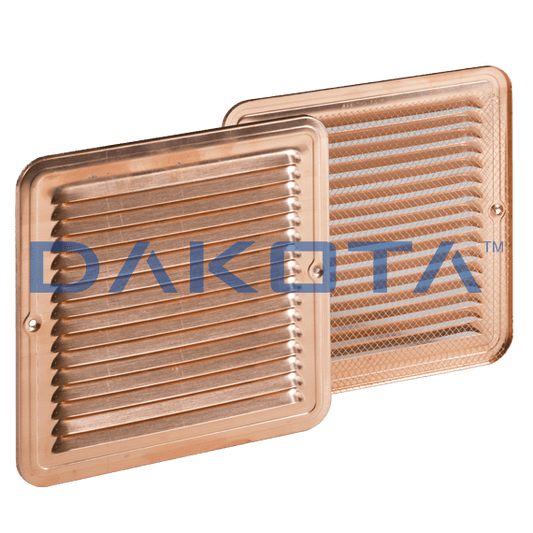 Griglia di aereazione in rame 235x235mm - Dakota
