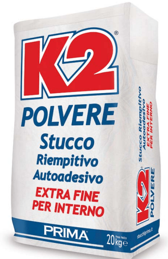 Polvo K2 - relleno autoadhesivo extrafino para interiores