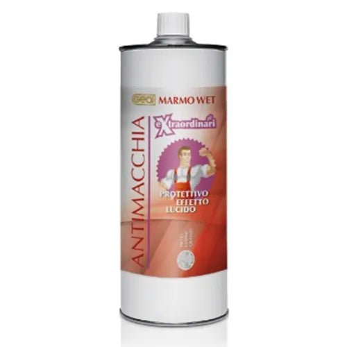 Marmo Wet, protector para mármol, piedra y granito con efecto brillante, 1 litro – GEAL