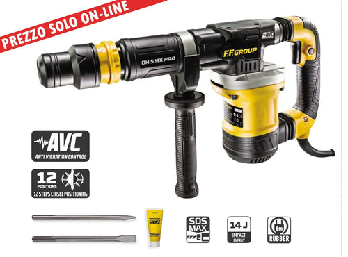 Martillo rotativo DH 5MX Pro – FF Group 