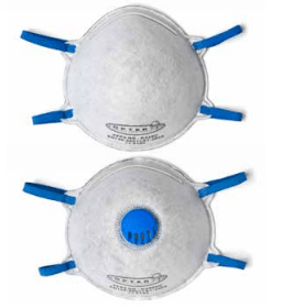 Mascarilla con filtro FFP2 con carbón activado y válvula Socim