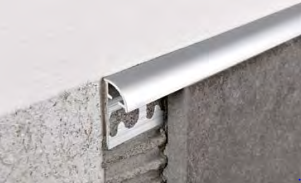 Projolly - Perfil redondeado de aluminio anodizado Progress de 2,7 m